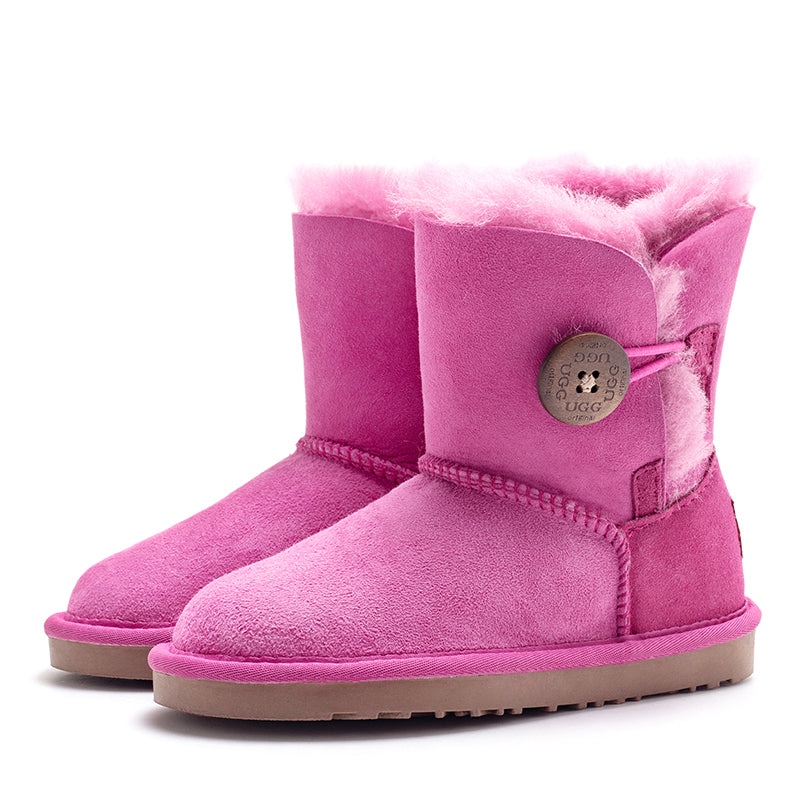 Kids Button Ugg Boots
