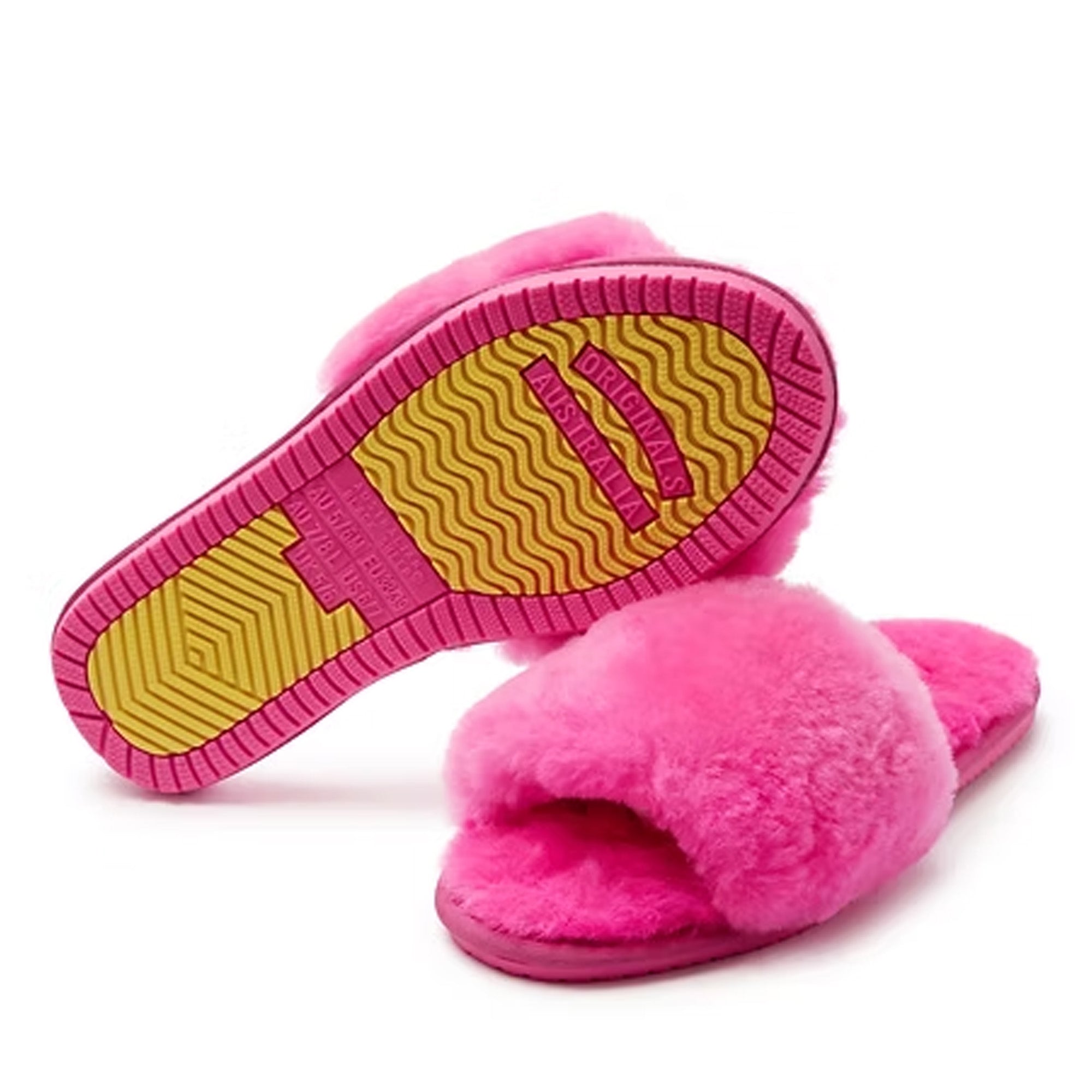 Premium Slides Fluffy Uggs