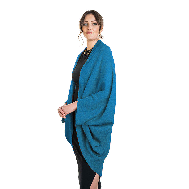 Wełna Premium Possum i Merino - Wzruszanie ramionami ściegiem mchu