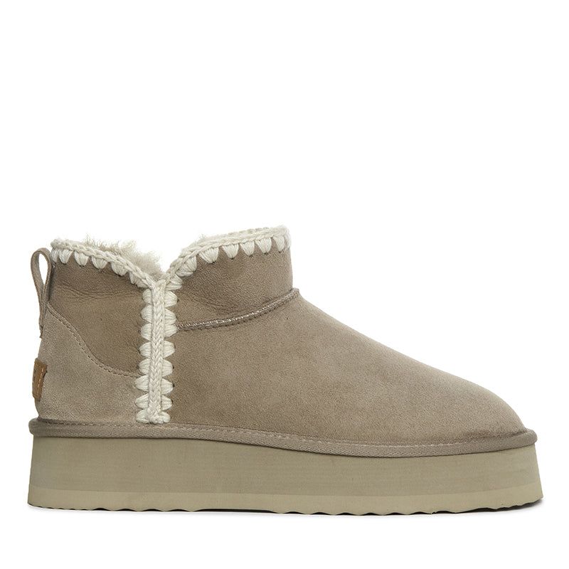 Premium Mini Platform Stitch Uggs