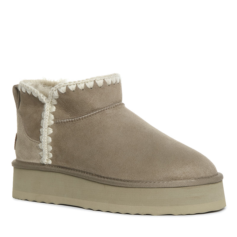 Premium Mini Platform Stitch Uggs