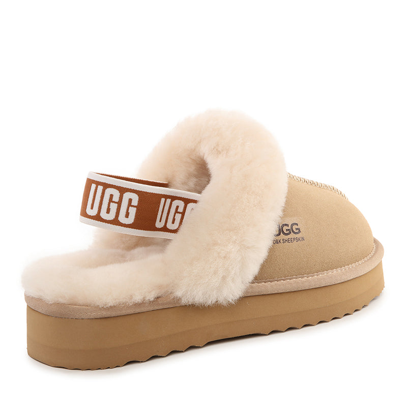 Platinum Slingback Scuff Uggs