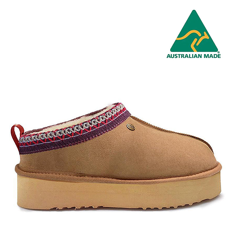 Australian Made - Tyla Platform Ugg Slippers