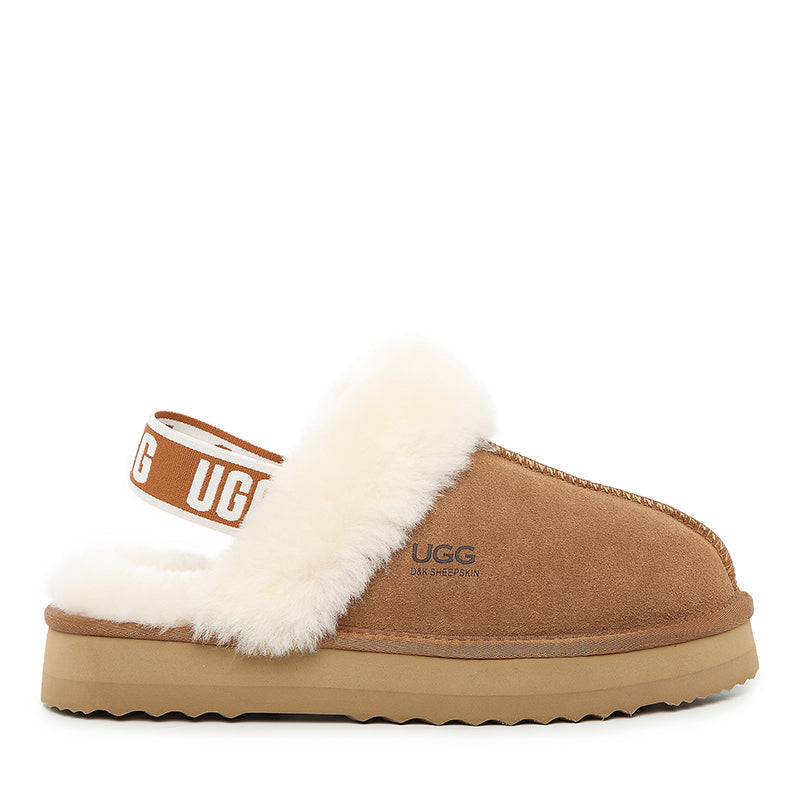 Platinum Slingback Scuff Uggs
