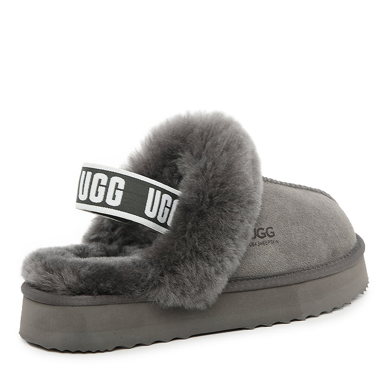 Platinum Slingback Scuff Uggs