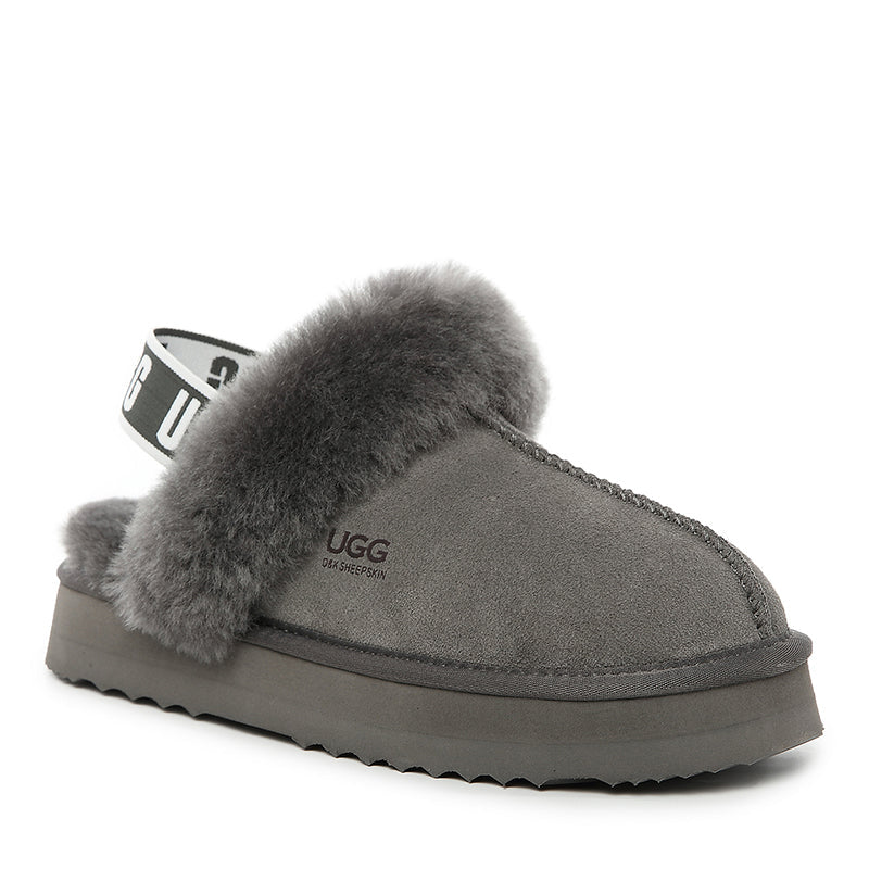 Platinum Slingback Scuff Uggs