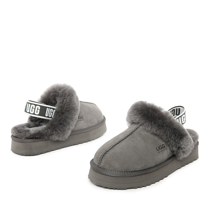 Platinum Slingback Scuff Uggs