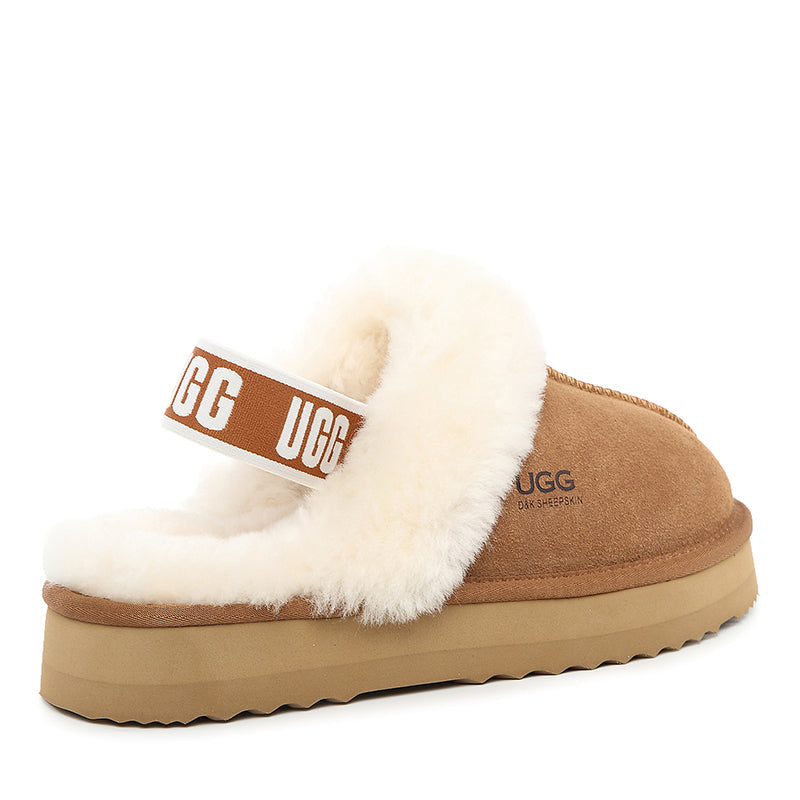 Platinum Slingback Scuff Uggs