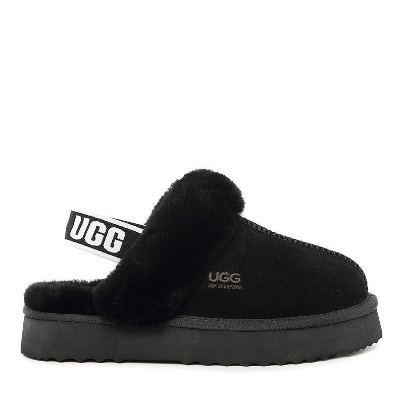 Platinum Slingback Scuff Uggs