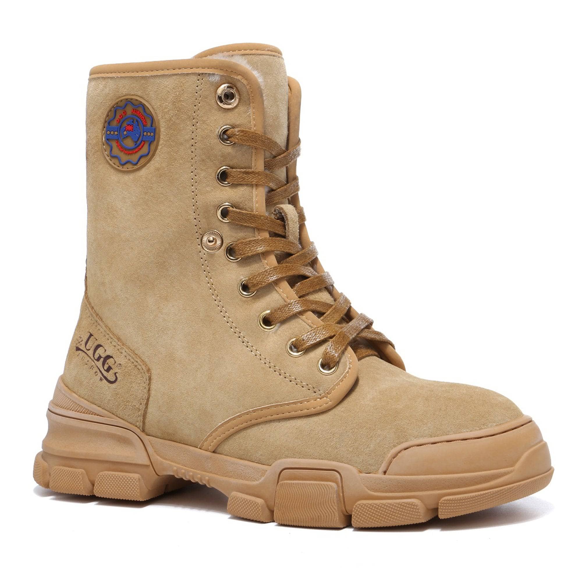 Outdoor Ugg Boots - UGG Jane Lace Up Boots - Original UGG Australia Classic