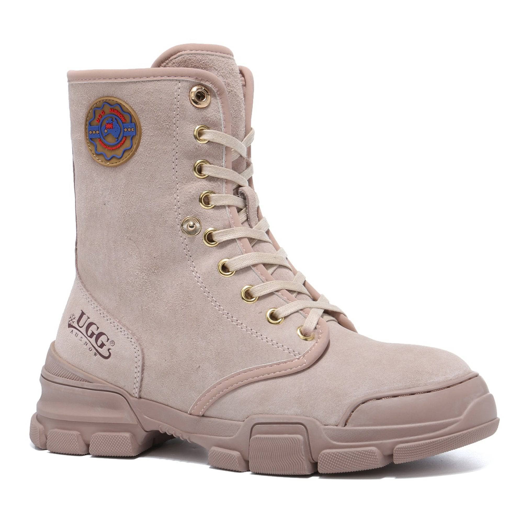 Outdoor Ugg Boots - UGG Jane Lace Up Boots - Original UGG Australia Classic