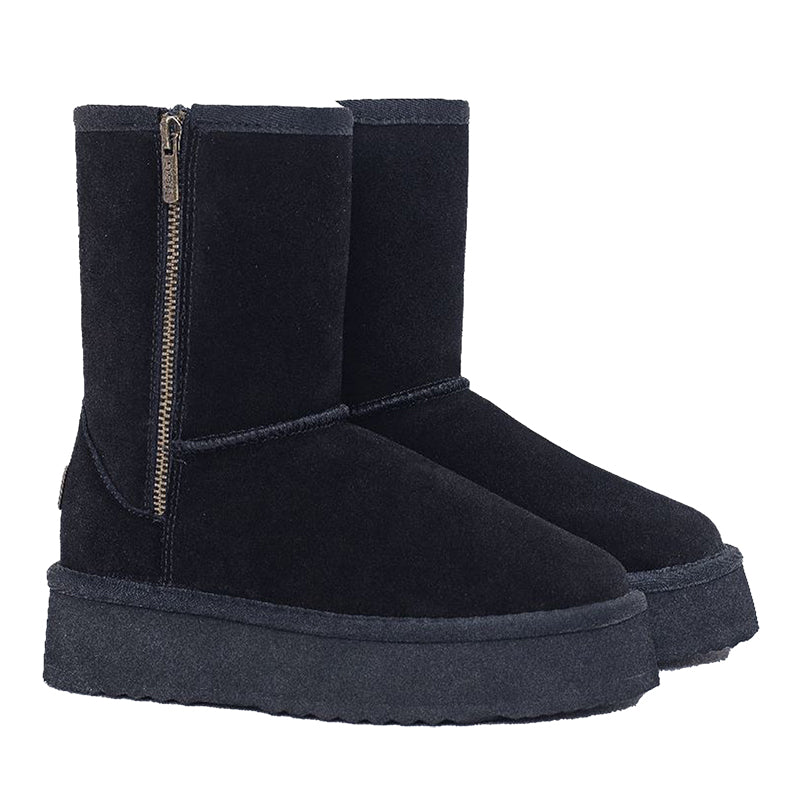 Platform Ugg Boots - UGG Premium Short Zip Platform Boot - Original UGG Australia Classic