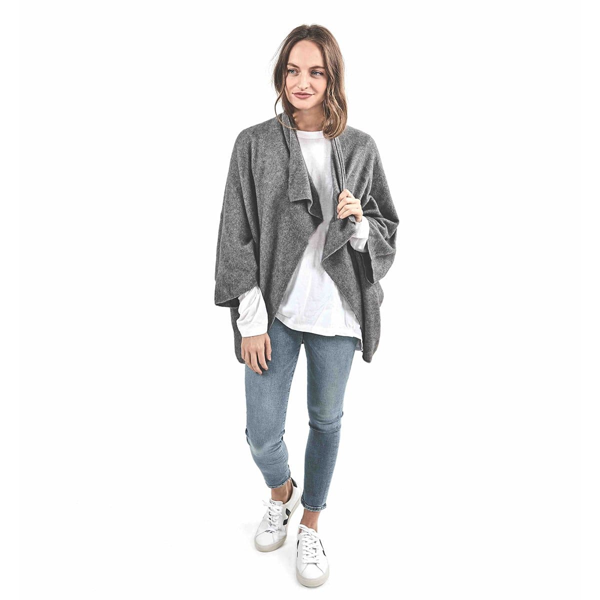 - Premium Possum and Merino Wool - Moss Stitch Shrug - Original UGG Australia Classic