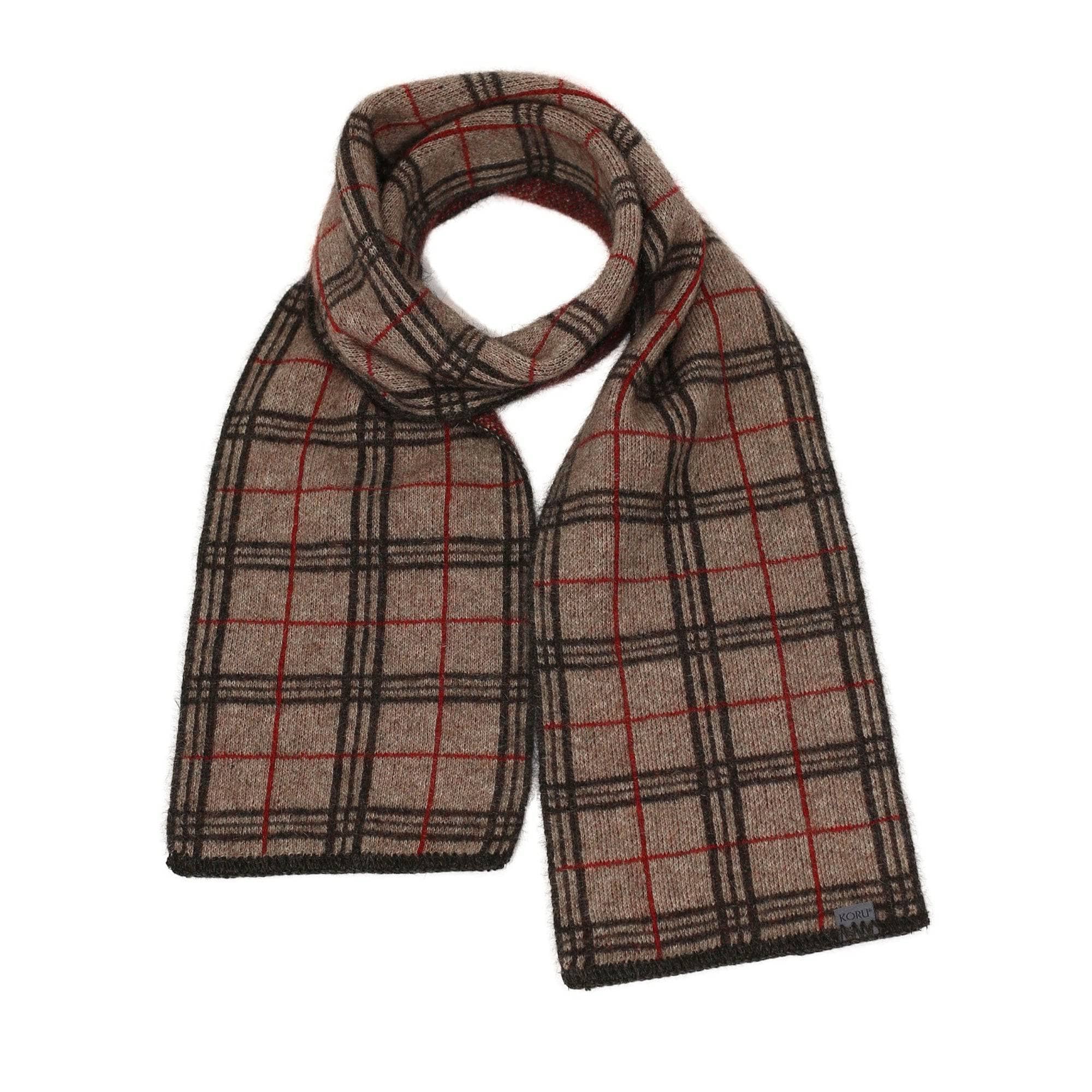 - Premium Possum and Merino Wool-Tartan Scarf - Original UGG Australia Classic