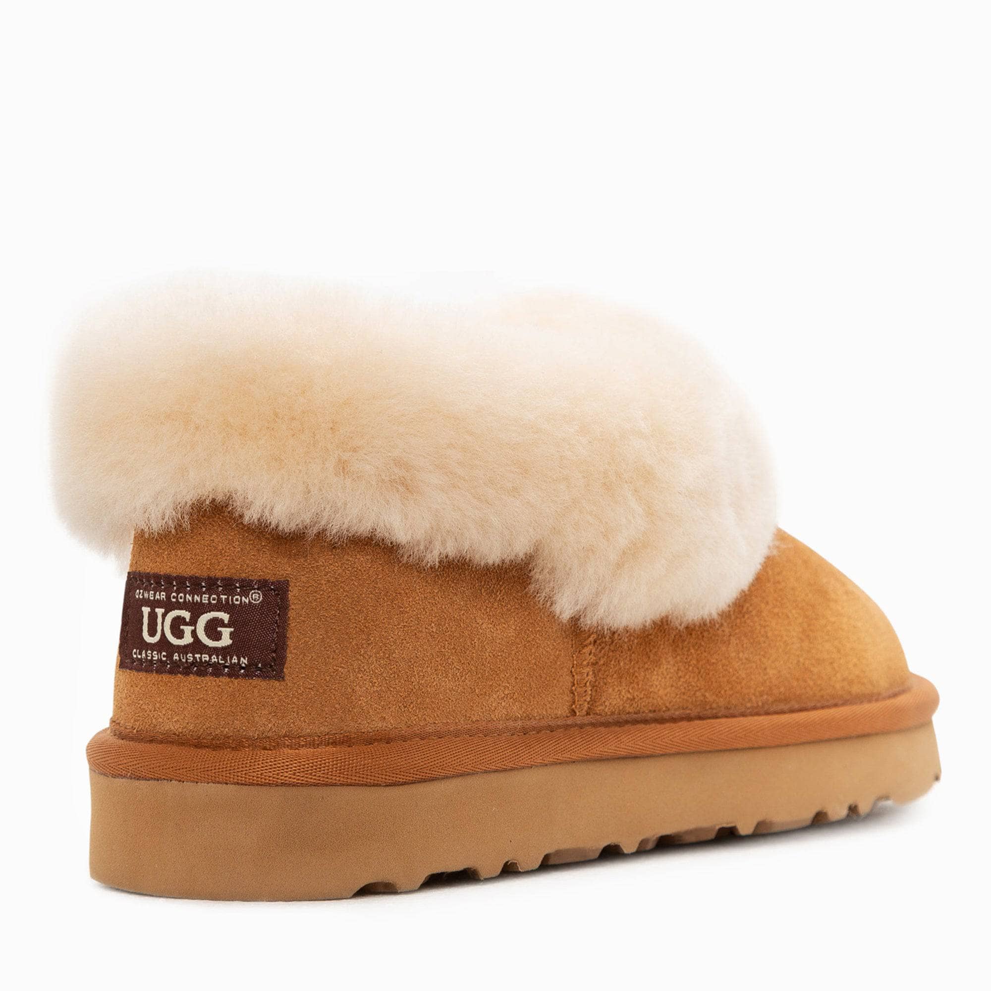 - UGG Alberich Fluffy Collar Slippers - Original UGG Australia Classic