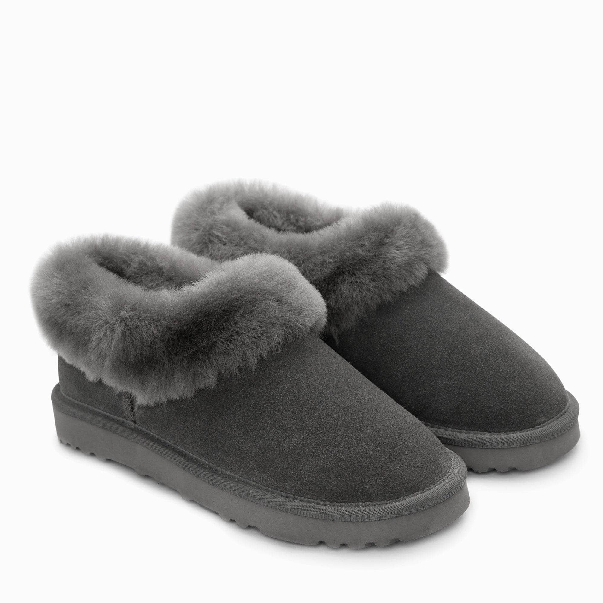 - UGG Alberich Fluffy Collar Slippers - Original UGG Australia Classic