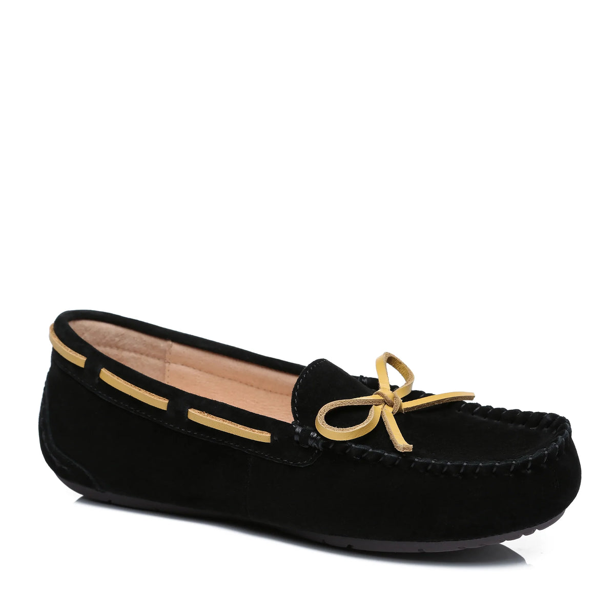 All black ugg moccasins best sale