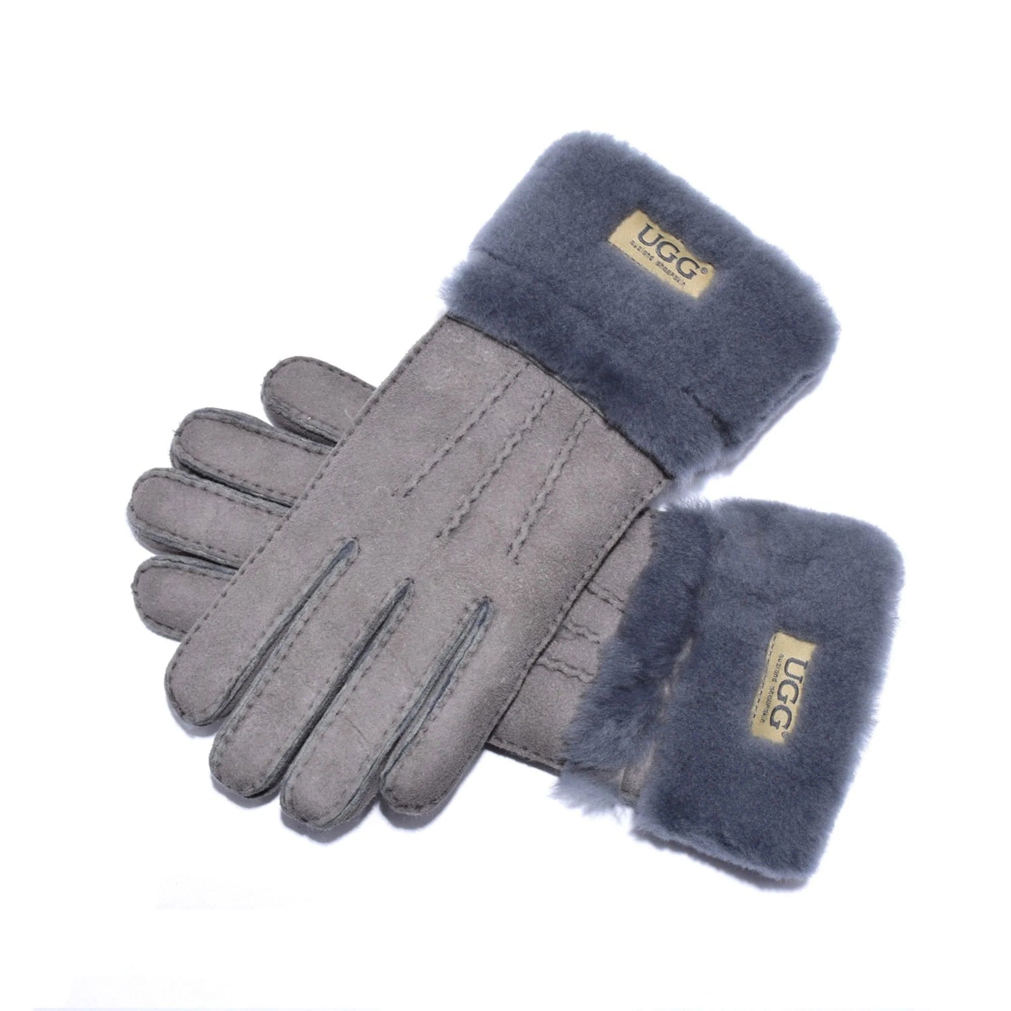 - UGG Double Cuff Sheepskin Gloves - Original UGG Australia Classic