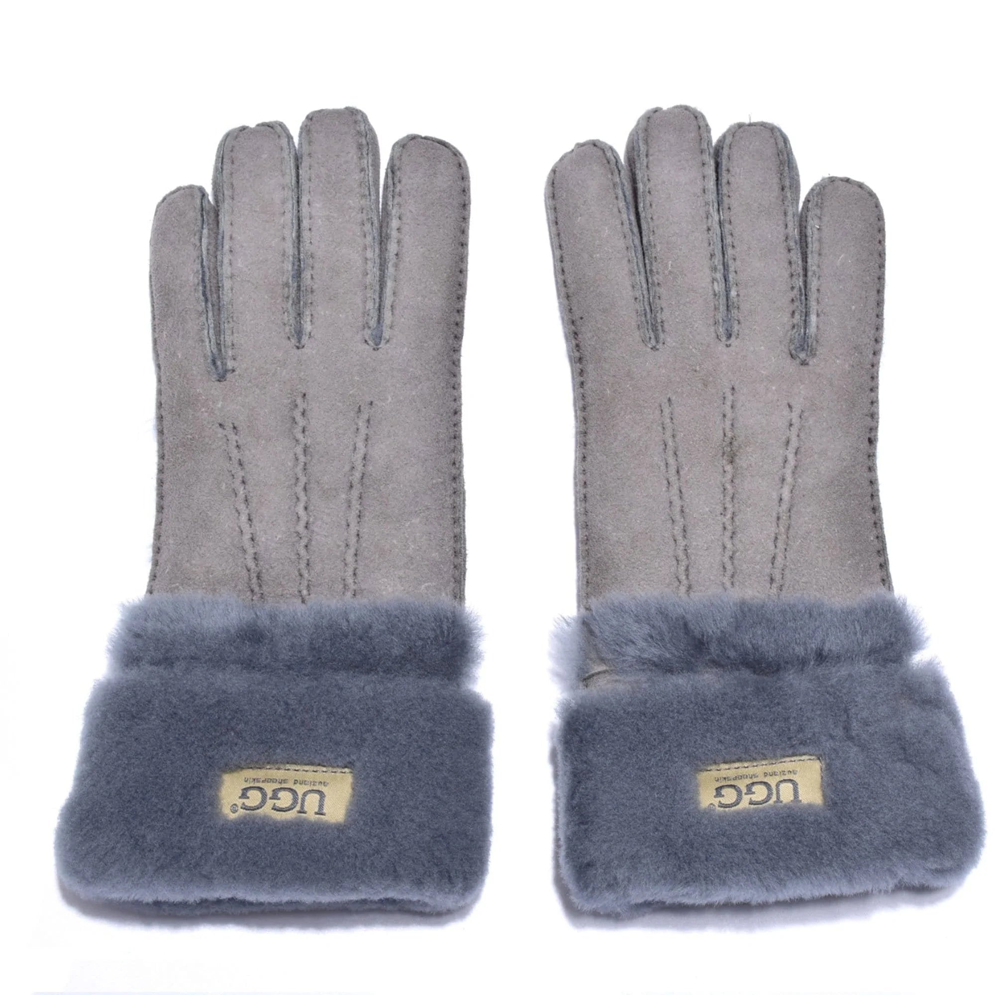 - UGG Double Cuff Sheepskin Gloves - Original UGG Australia Classic