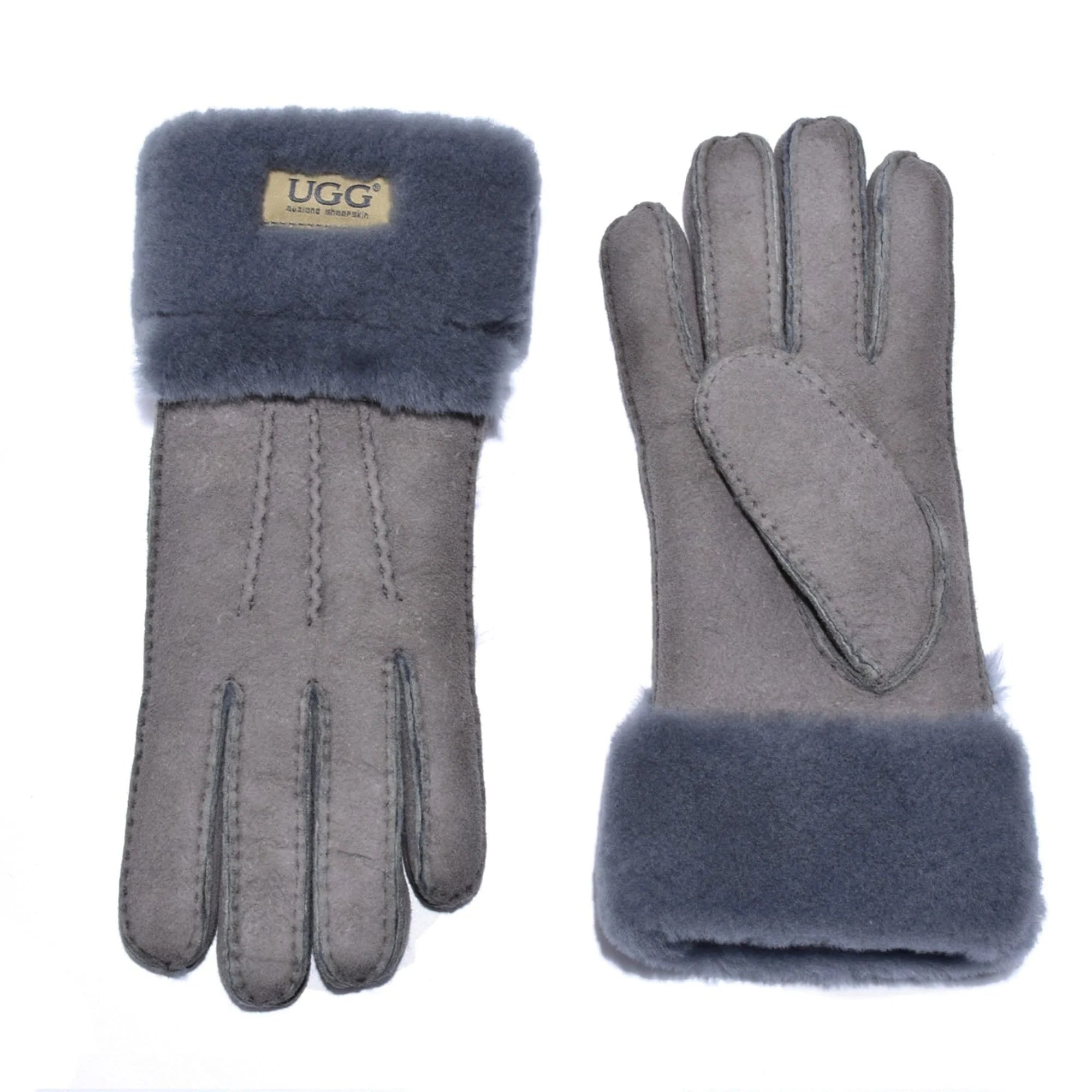 - UGG Double Cuff Sheepskin Gloves - Original UGG Australia Classic