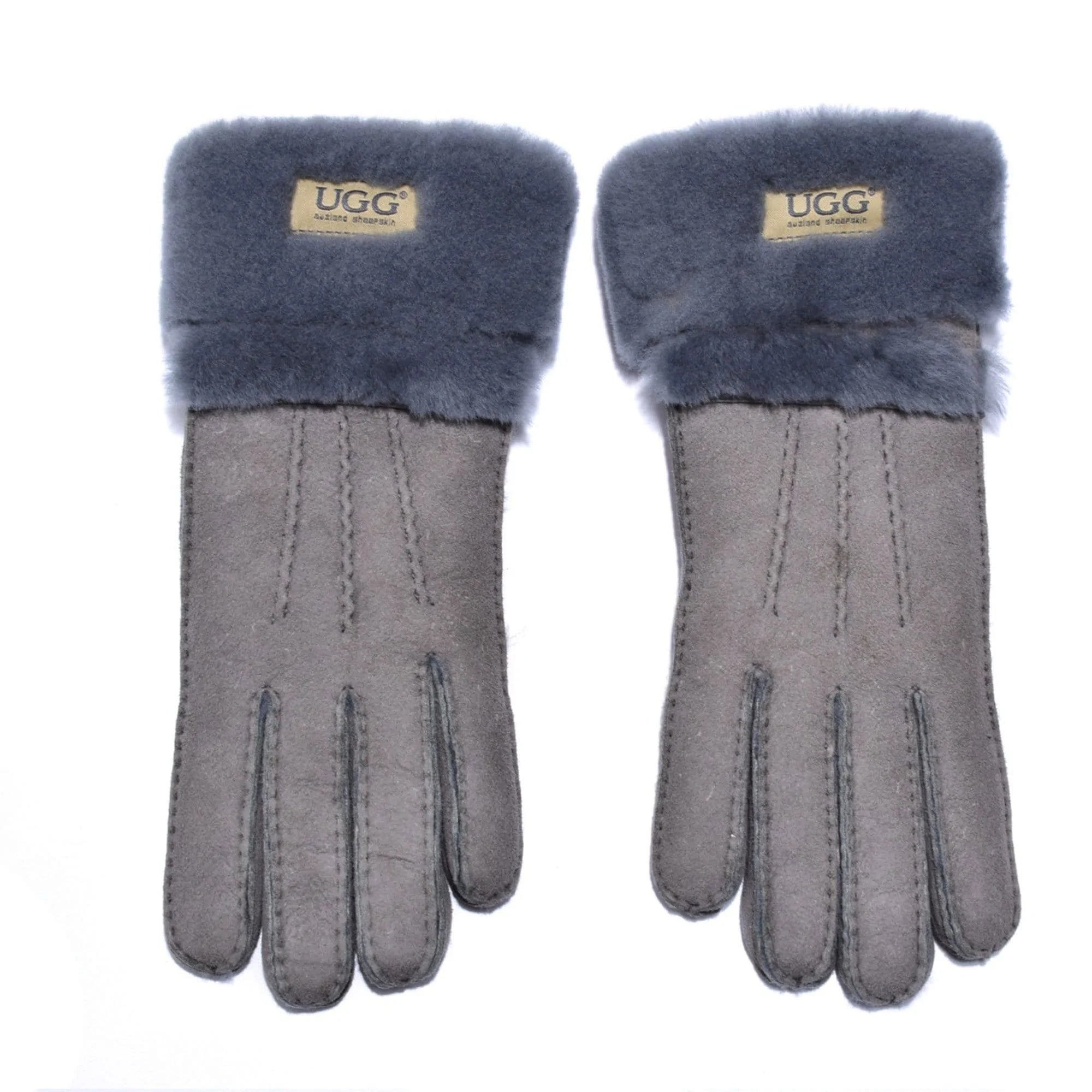 - UGG Double Cuff Sheepskin Gloves - Original UGG Australia Classic