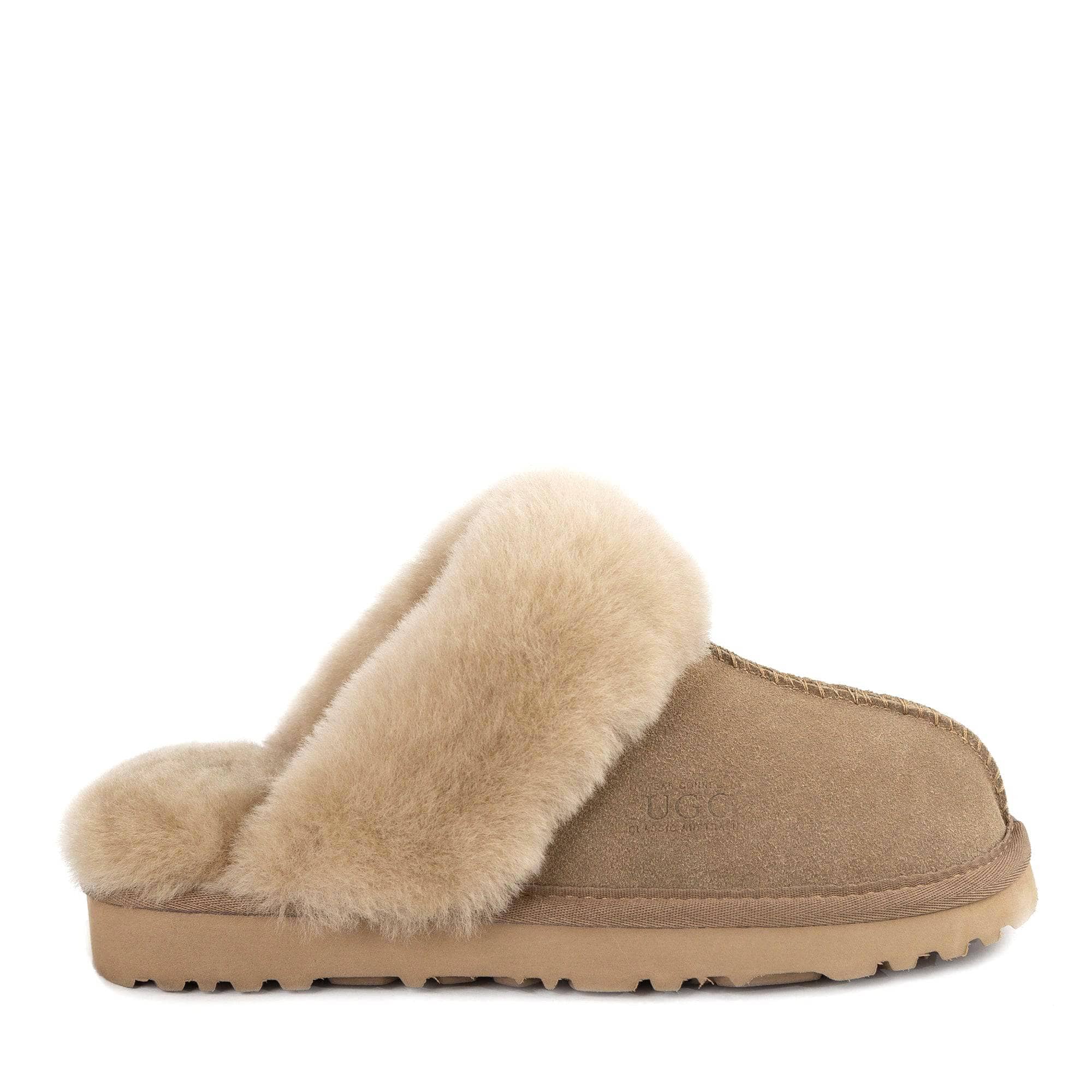 - UGG Joan Unisex Scuffette Suede - Original UGG Australia Classic