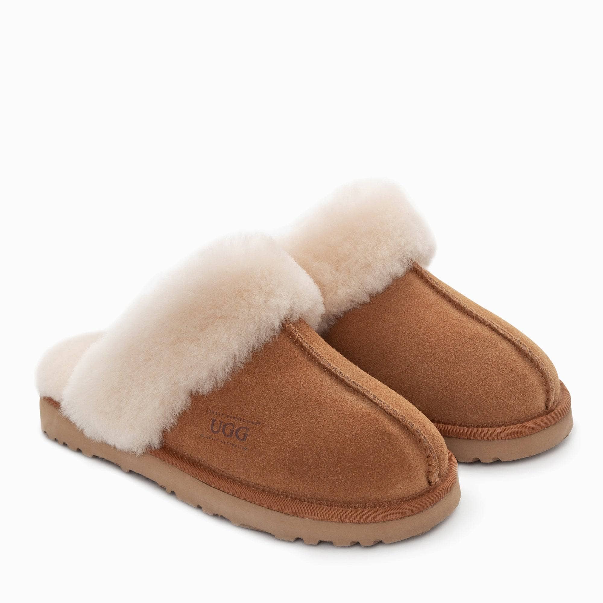 - UGG Joan Unisex Scuffette Suede - Original UGG Australia Classic