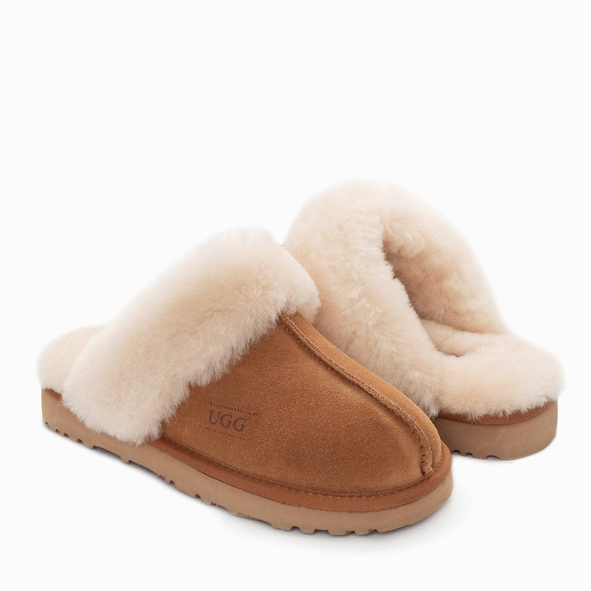 - UGG Joan Unisex Scuffette Suede - Original UGG Australia Classic