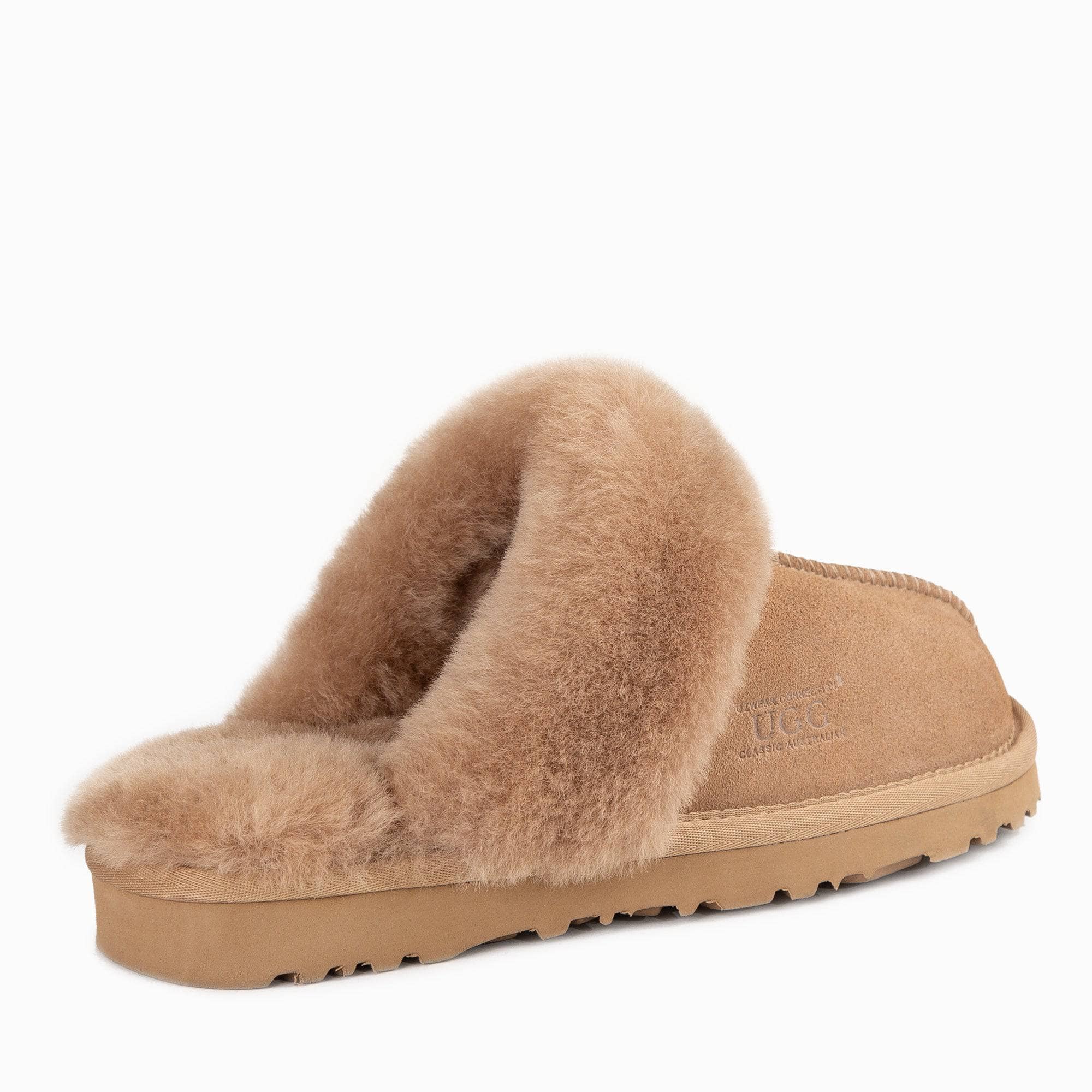 - UGG Joan Unisex Scuffette Suede - Original UGG Australia Classic