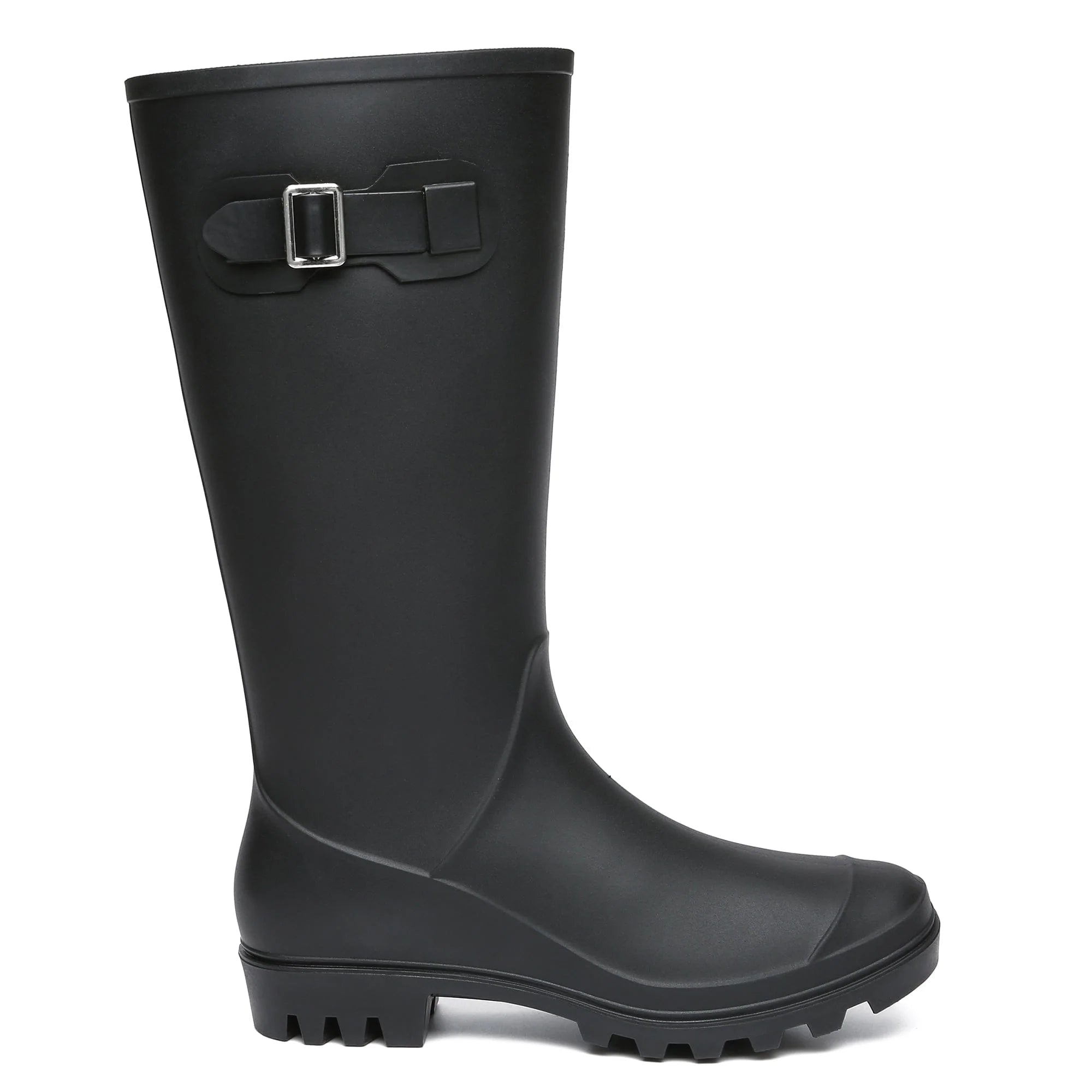 Ugg matte black rain top boots