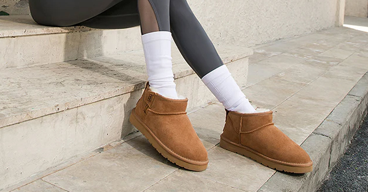 Stretchy Ugg Boots are Comfortable Outside