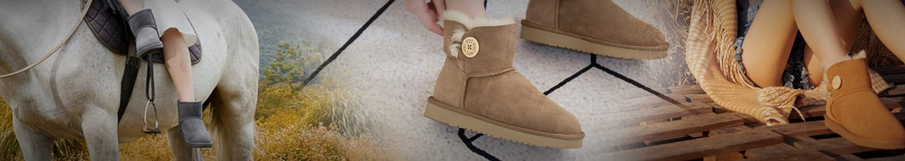 Australian UGG boots in classic sheepskin styles