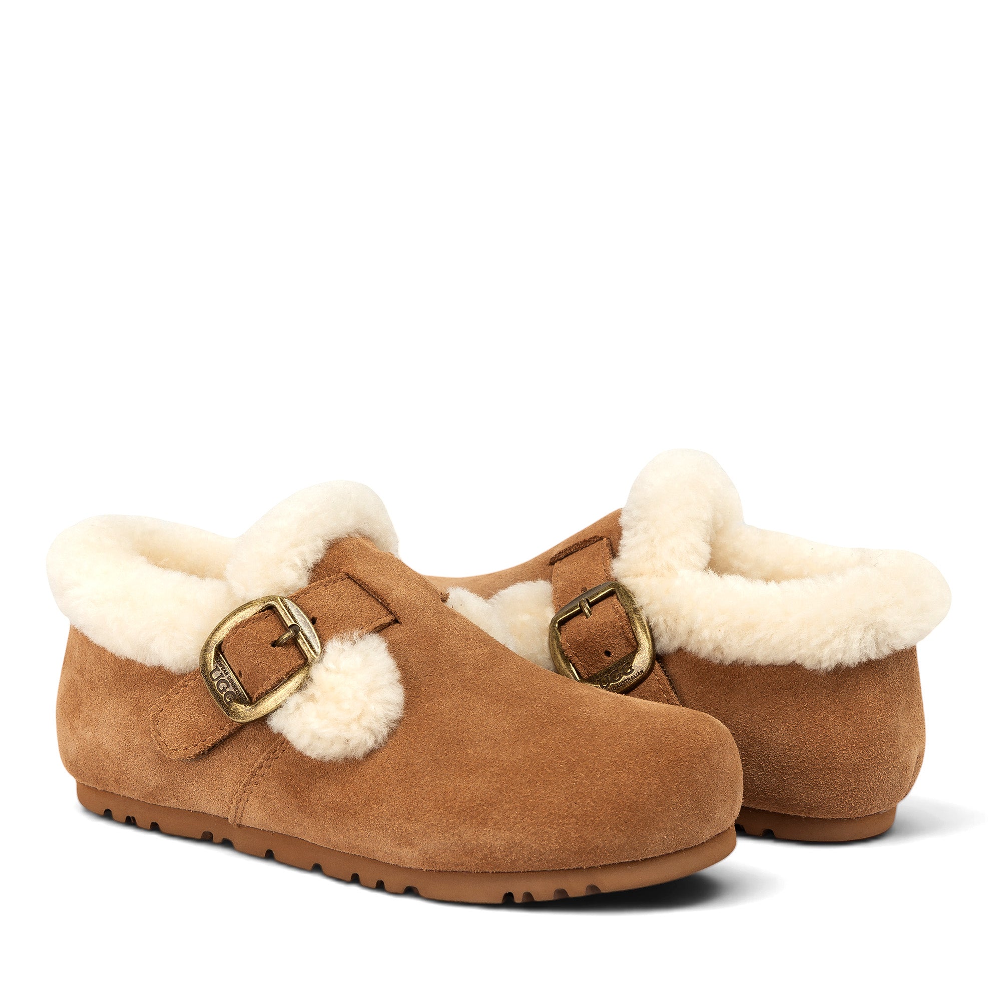 Kids Shearling Buckle Uggs