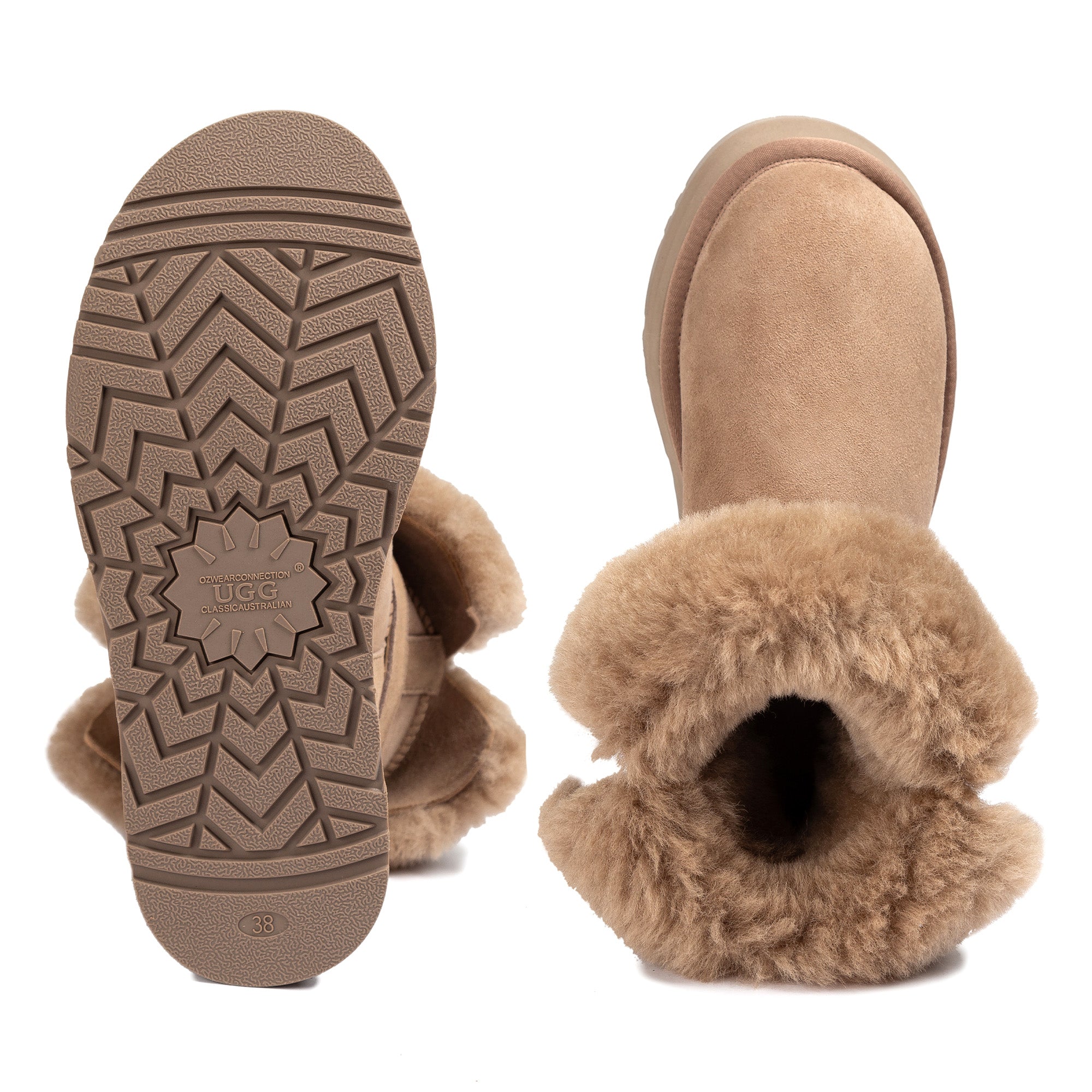 UGG Short Belt Platform Boots