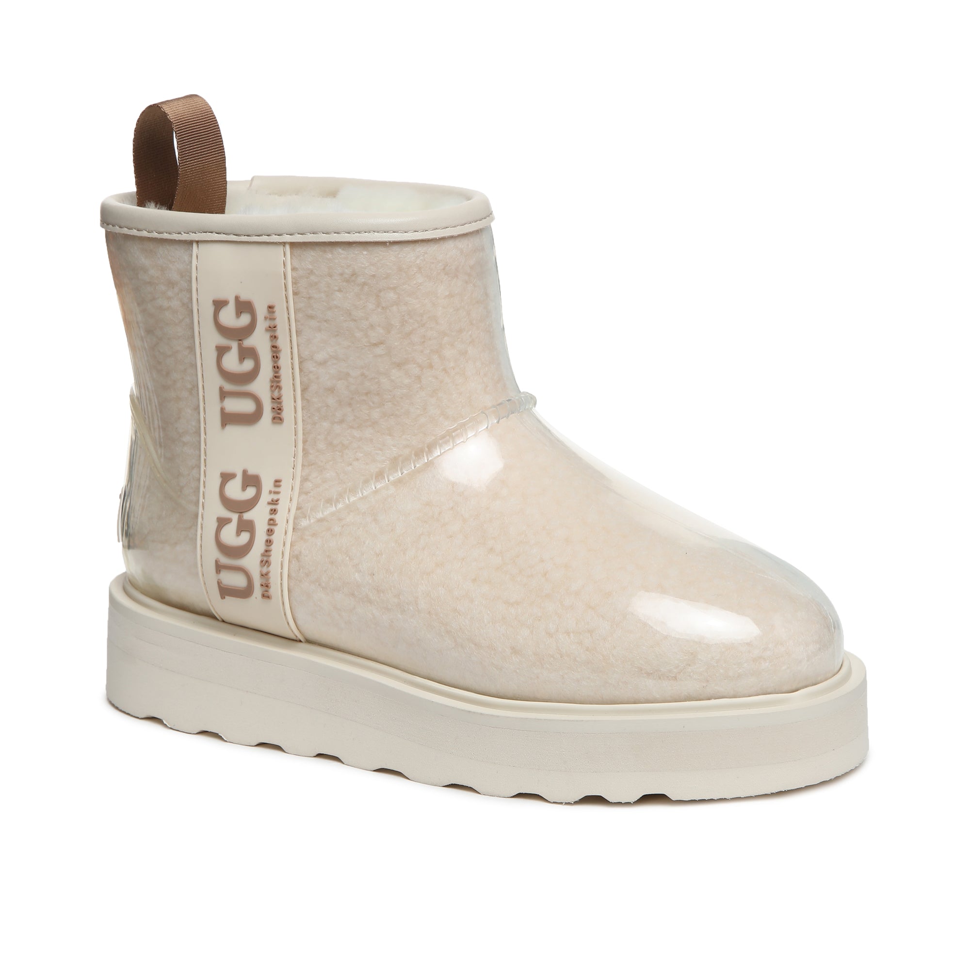 UGG Platinum Coated Rain Boots