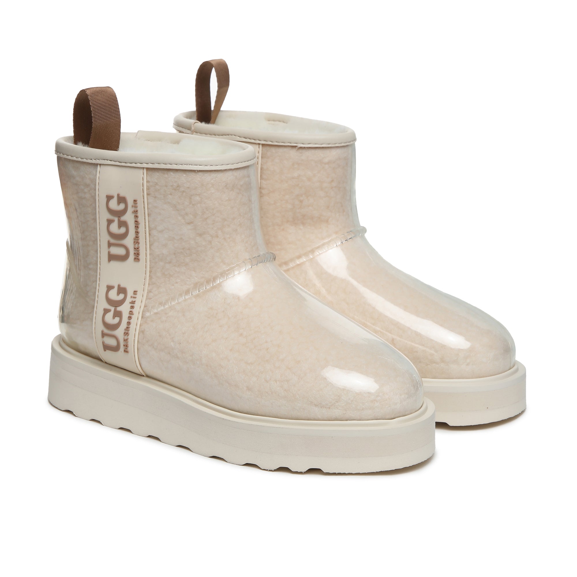 UGG Platinum Coated Rain Boots