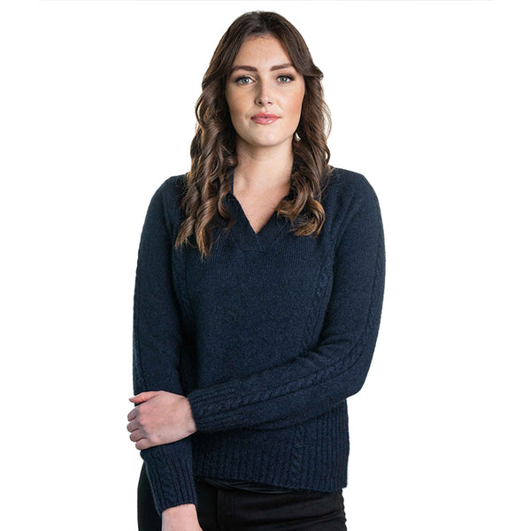 Premium Possum and Merino Wool - Polo Collar Jumper