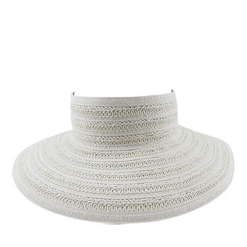 WIDE BRAIDED ROLL-UP VISOR