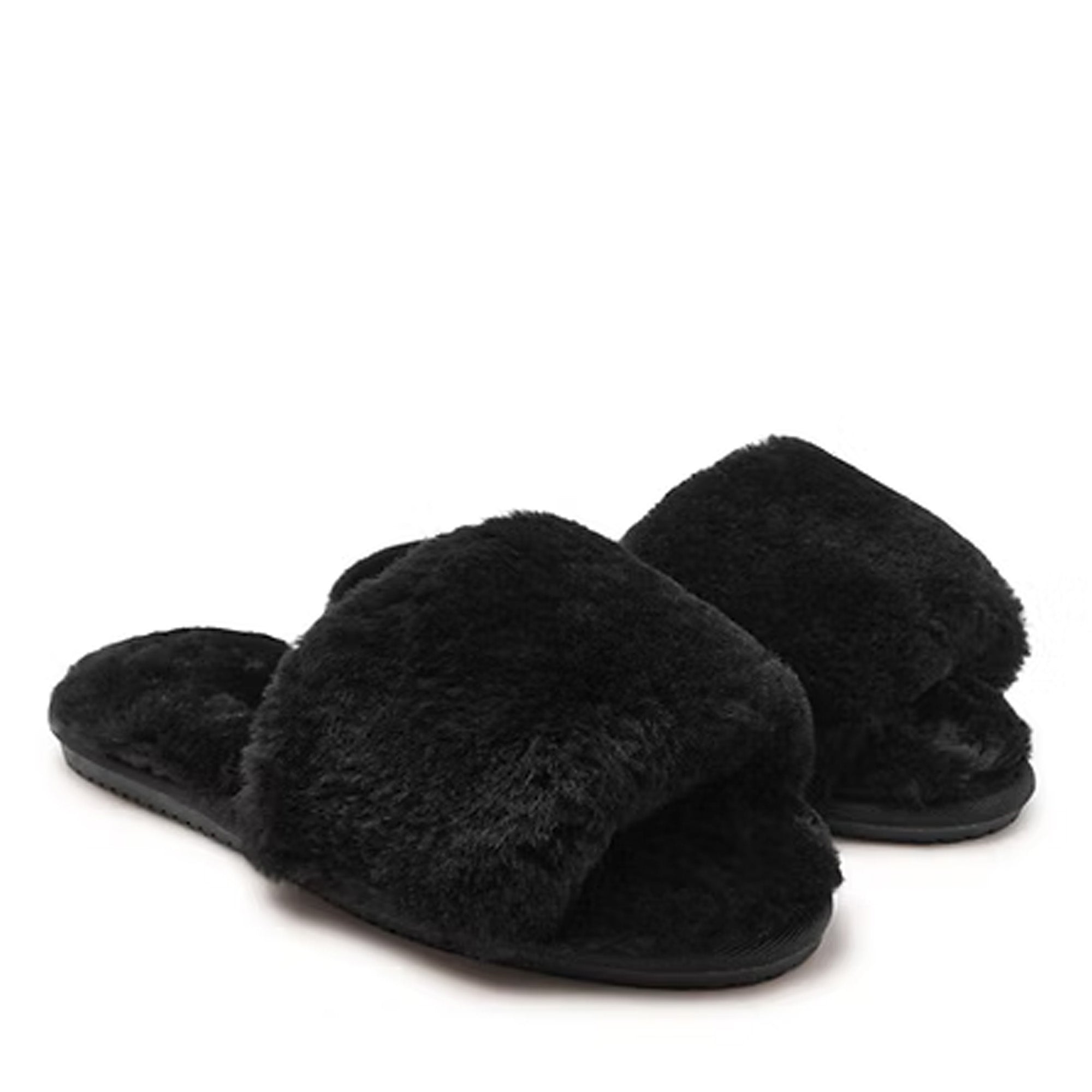 Premium Slides Fluffy Uggs