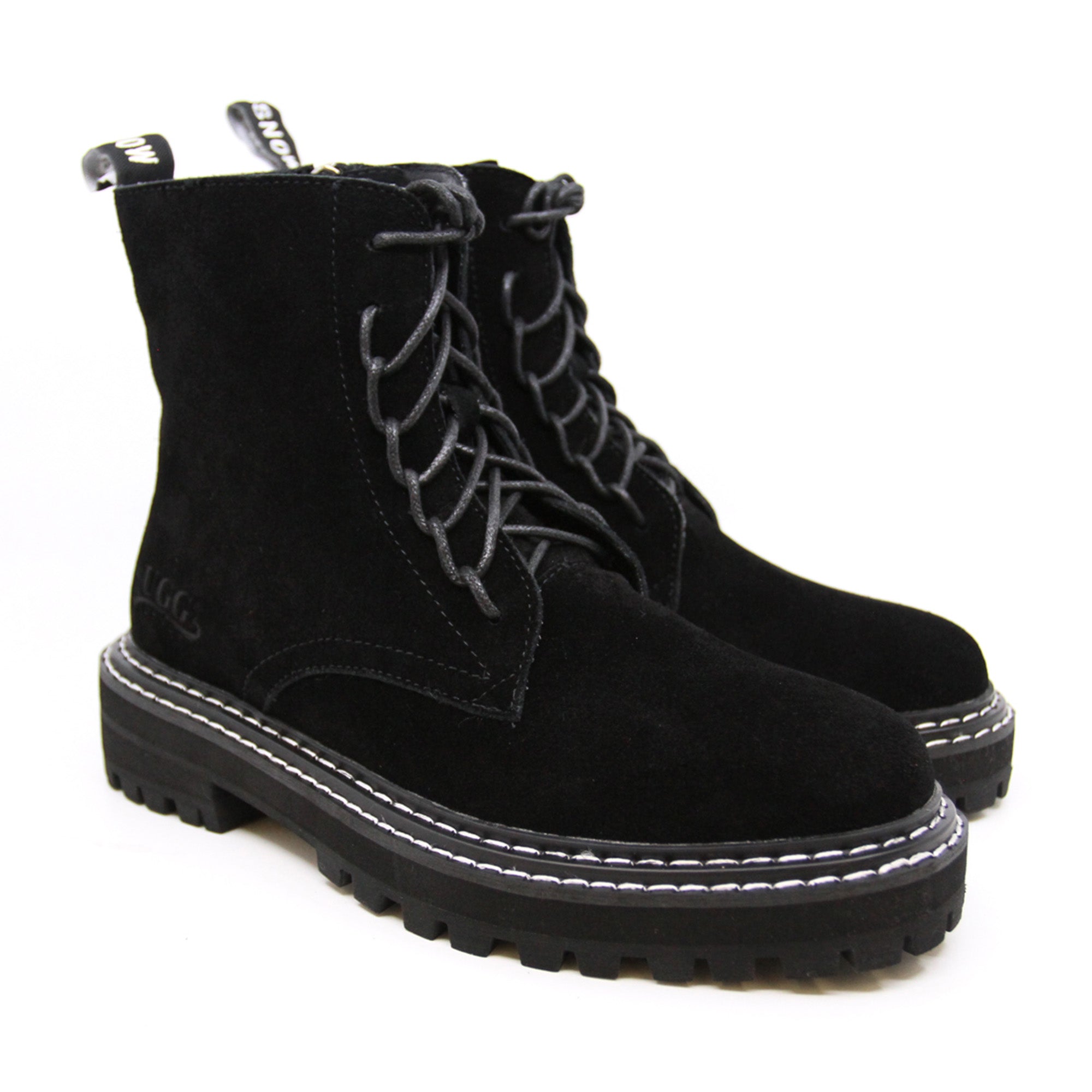 Lace-Up Ugg Boots