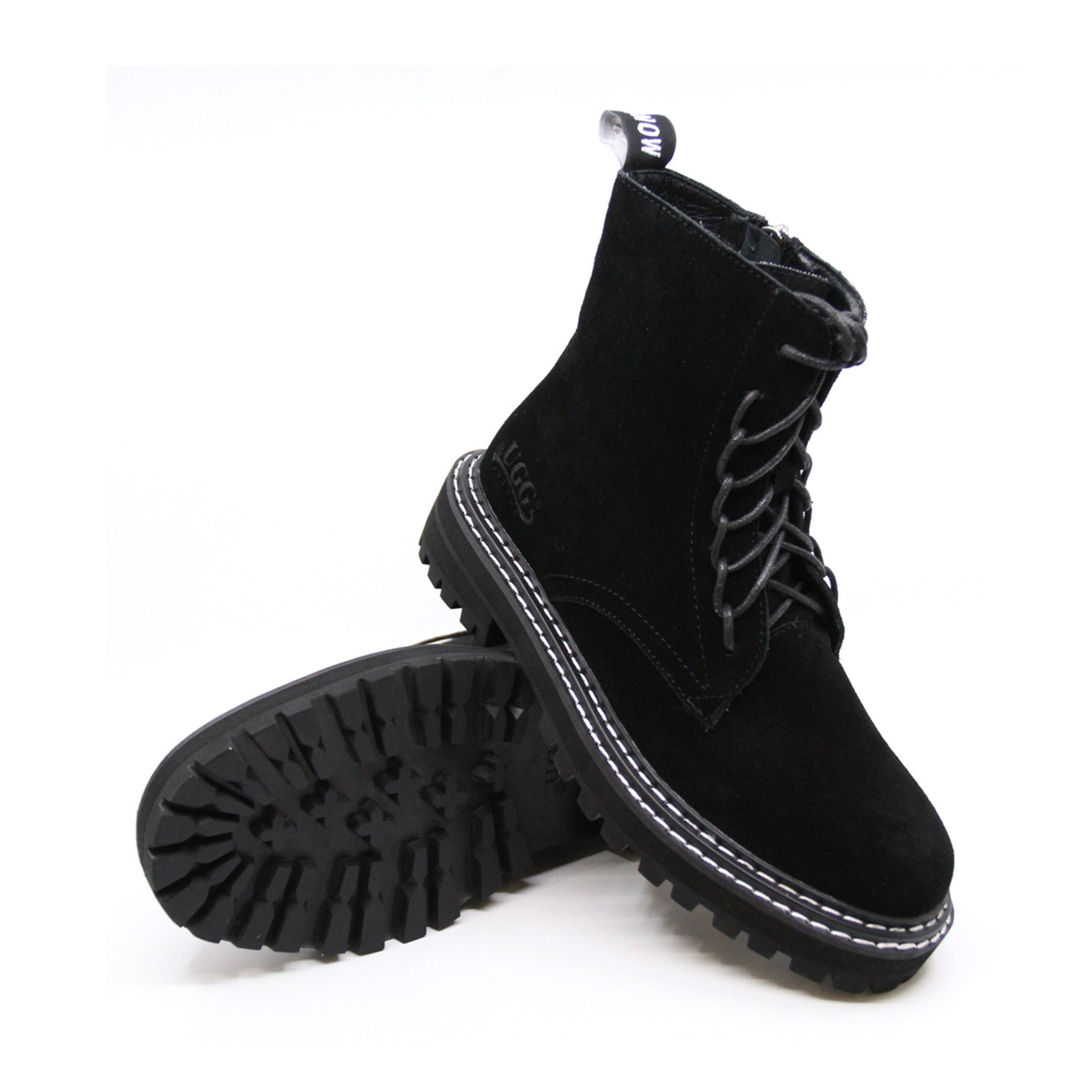 Lace-Up Ugg Boots
