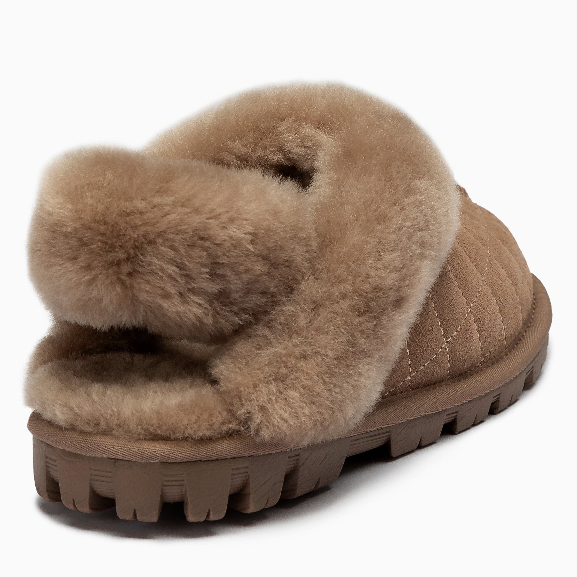 Fluffy Strap Logo Uggs