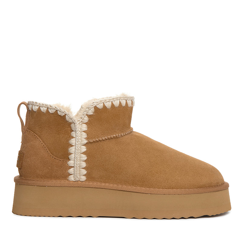 UGG Premium Mini Platform Stitch Boots