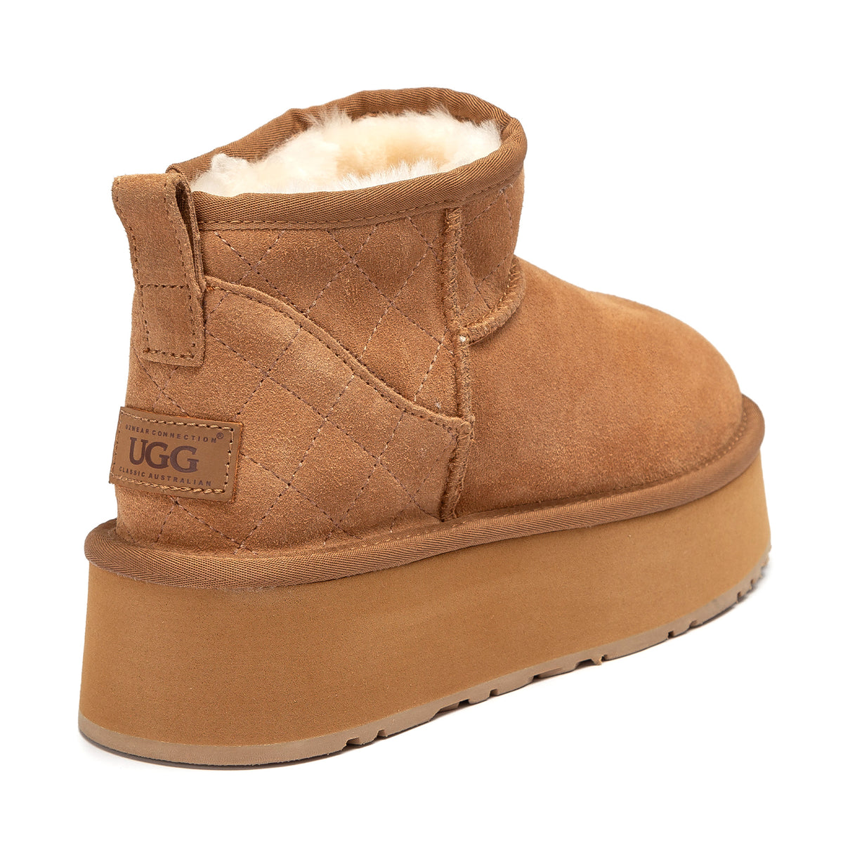 Louize Logo Platform Ugg Boots | Sheepskin Platform Boots
