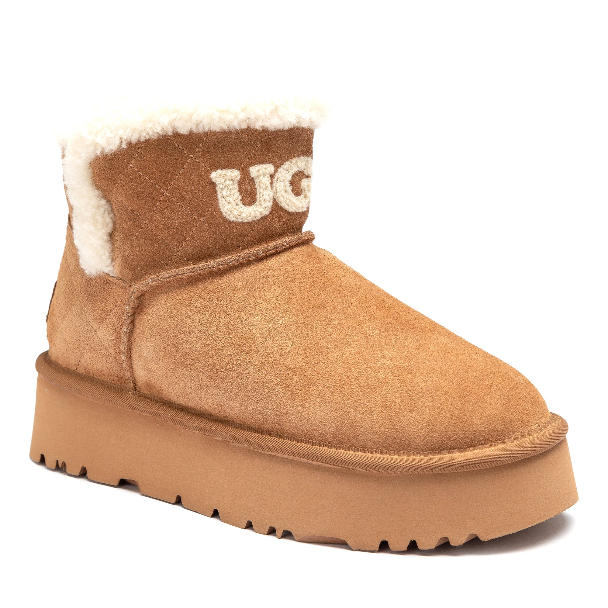 Fluffy Platform Ugg boots