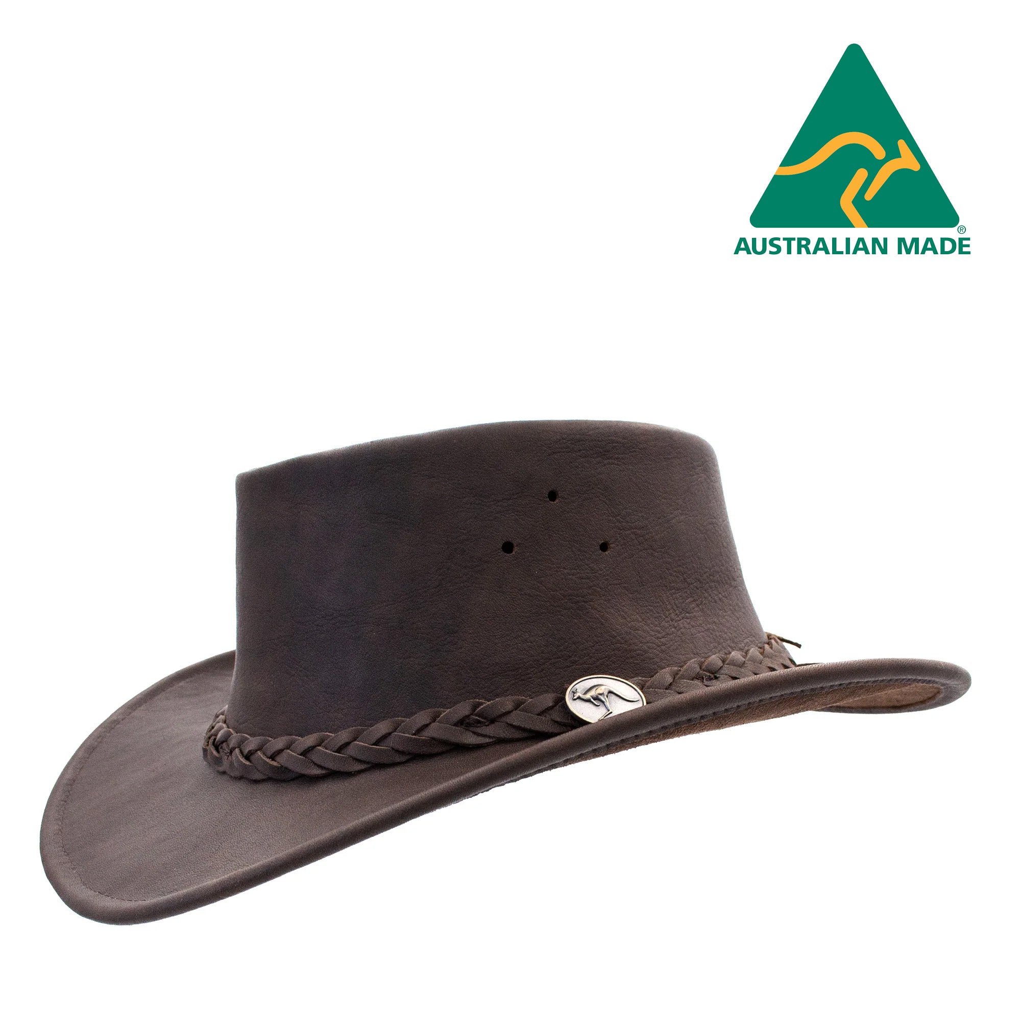 Bushie Full Grain Leather Hat