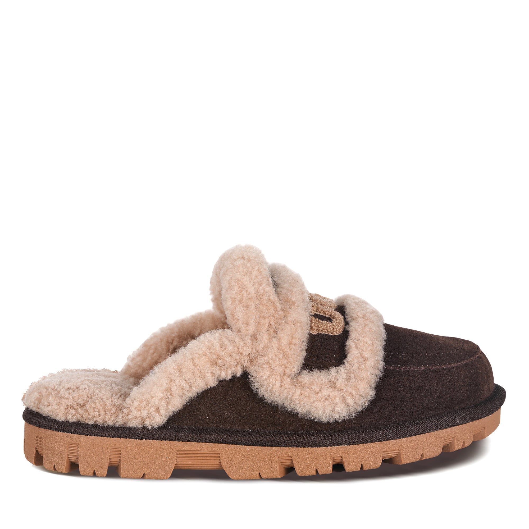 Logo Shearling Ugg Slipper