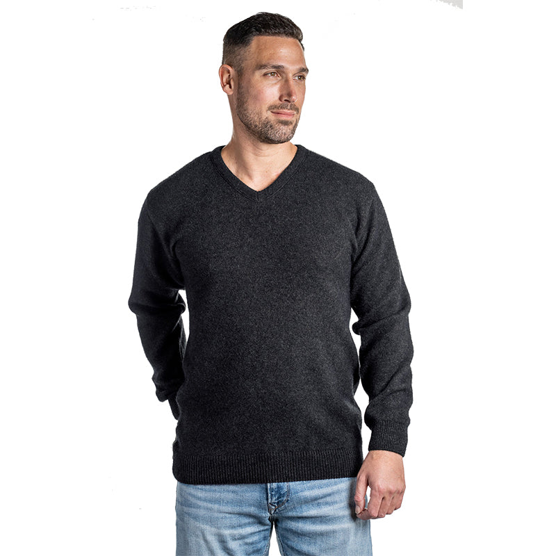 Premium Possum and Merino Wool V-neck Jumper