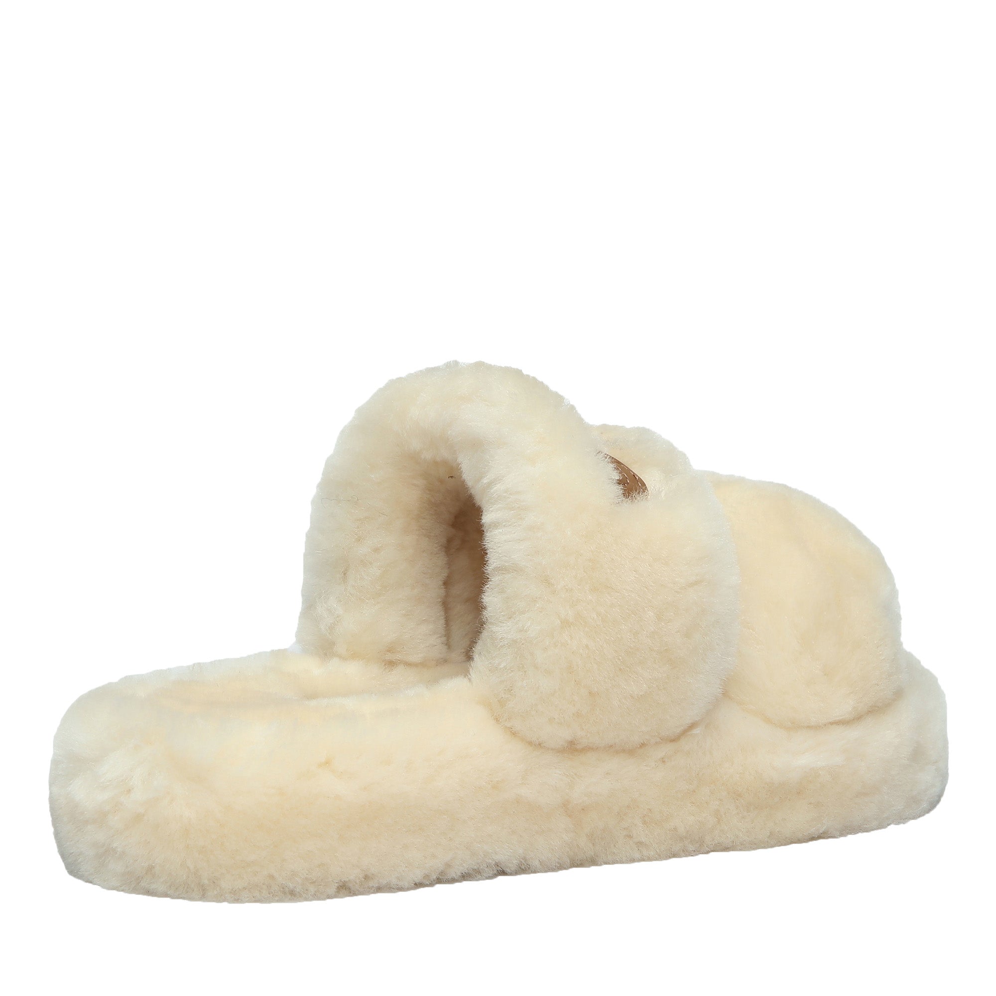 Double Strap Shearling Ugg Slipper