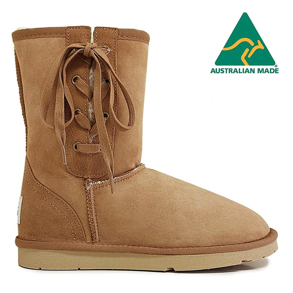 UGG Short Lace Up Boots - Made in Australia